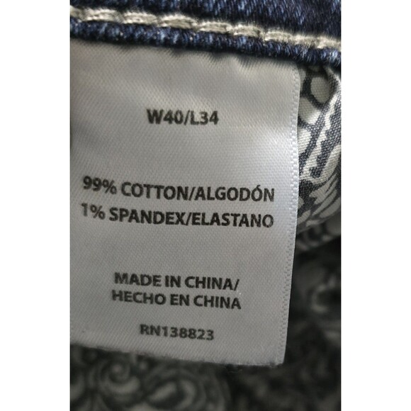 Cody James Mens Jeans Size 40x34 Relaxed Fit Boot Cut Western Denim Stretch - Picture 11 of 12